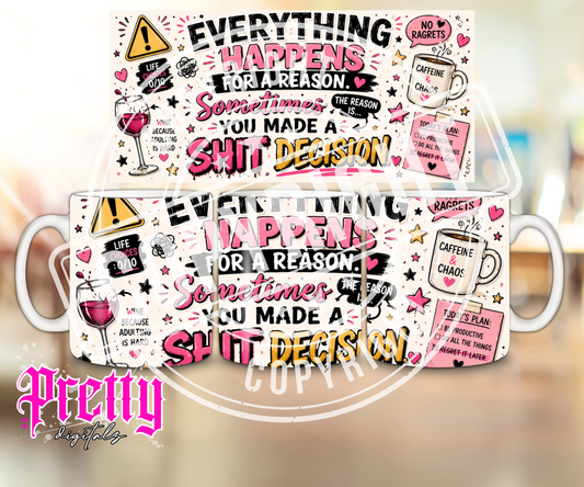 Funny women mug wrap PNG bundle preview