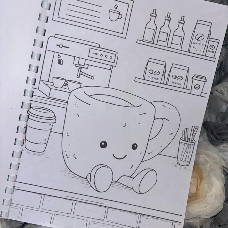 Cosy jelly teddy Inspired Colouring Book | 21 Adorable Pages | Calm, Cute & Comforting Kids Activity Book