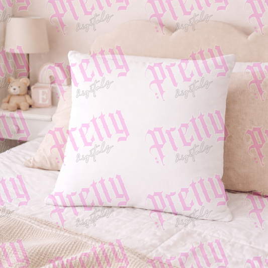 Neutral Nursery Mockup Bundle – Cushion, T-Shirt, Mug & Frame Styled Product Display Set