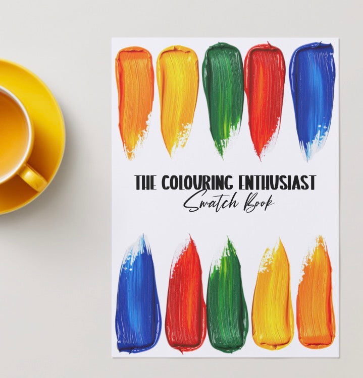 The Colouring Enthusiast Swatch Book – Printable Colour Swatch Tracker PDF | Marker & Pen Collection Tracker | Blend Testing Pages | Colour Organisation Sheets