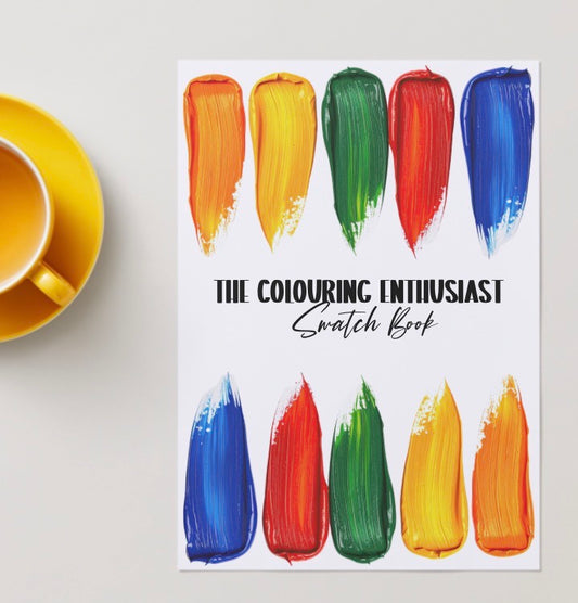 The Colouring Enthusiast Swatch Book – Printable Colour Swatch Tracker PDF | Marker & Pen Collection Tracker | Blend Testing Pages | Colour Organisation Sheets