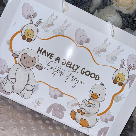 JellyC personalised Easter bags