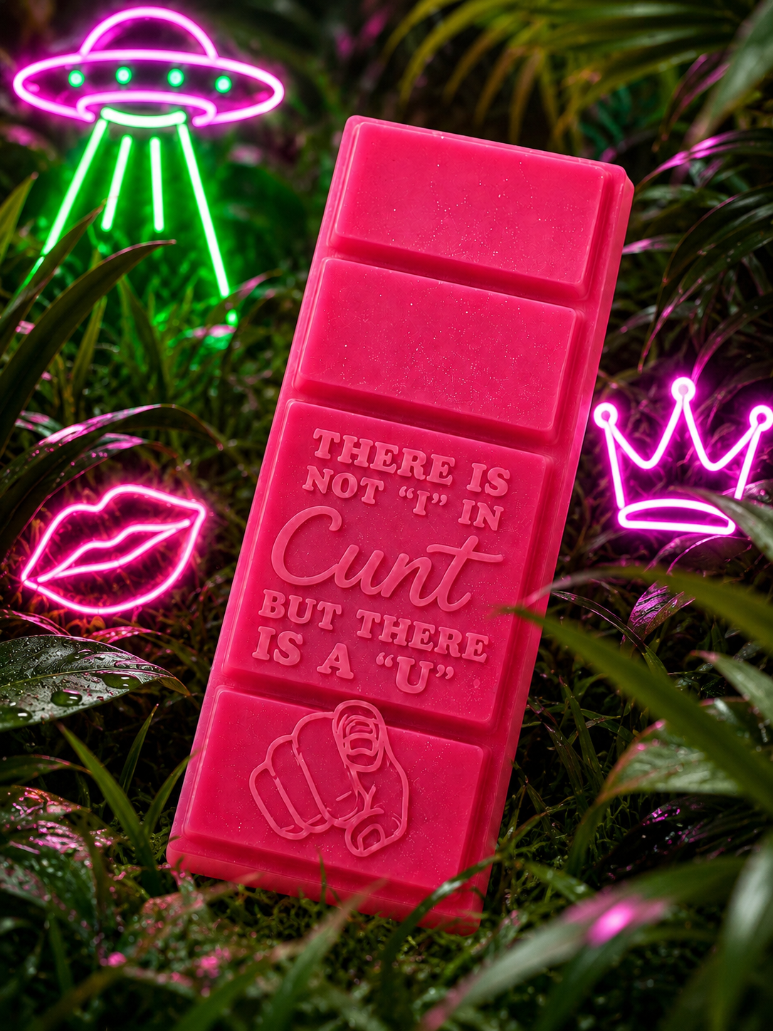 There Is No “I” In C*nt Wax Melt Mould | Funny Adult Silicone Wax Melt Bar Mould | Novelty Wax Melt Making Supplies