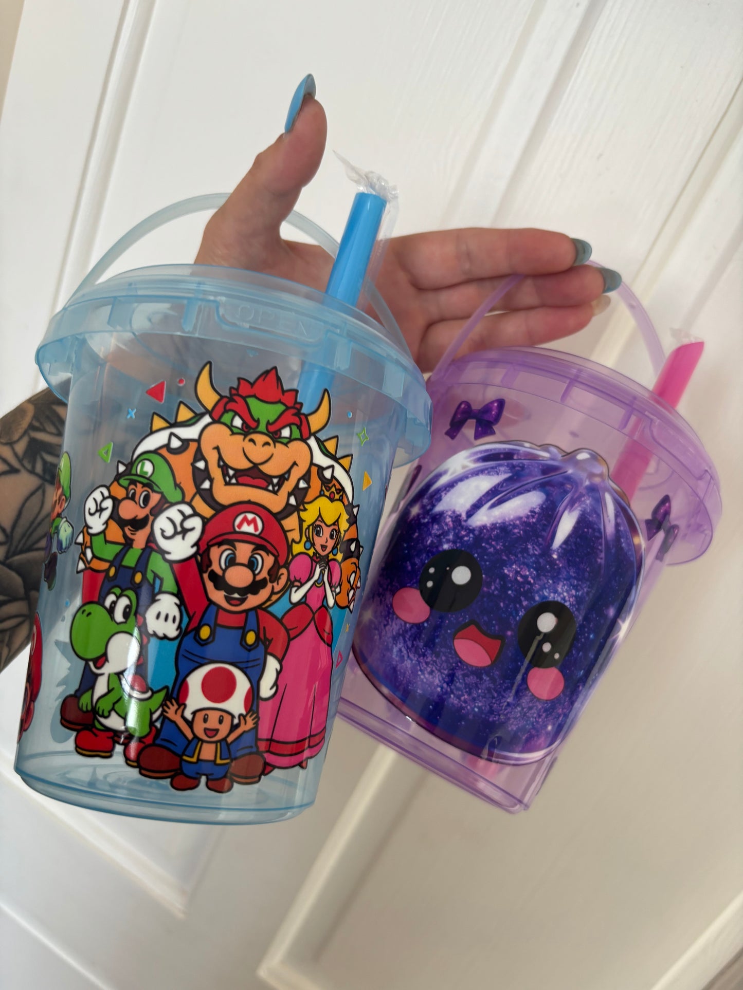 40oz Personalised Mystery Tumbler | Mystery Colour & Mystery Wrap | Custom Name | Boy or Girl Design | Insulated Drink Cup | Surprise Gift