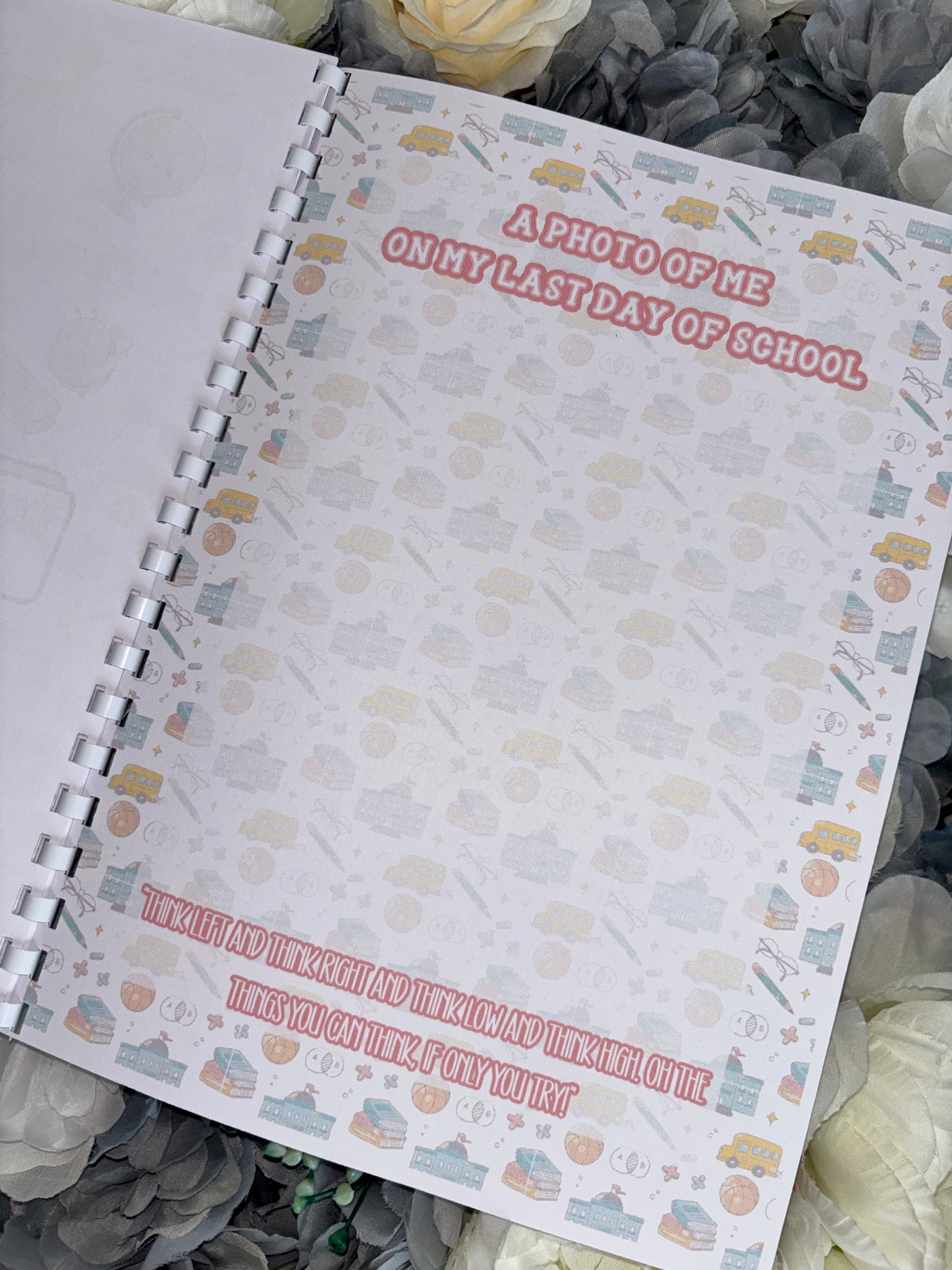 My School Journey Book | First Day to Last Day Memory Book | Personalised School Years Keepsake | Child Photo & Milestone Record Book | Reception to Year 6