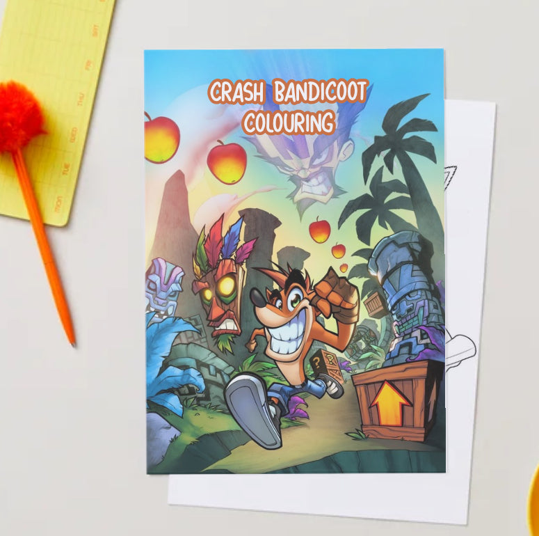 Crash ban colouring pdf