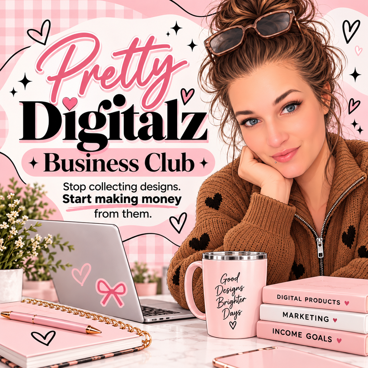 Pretty Digitalz Business Club | Lifetime Skool Community Access