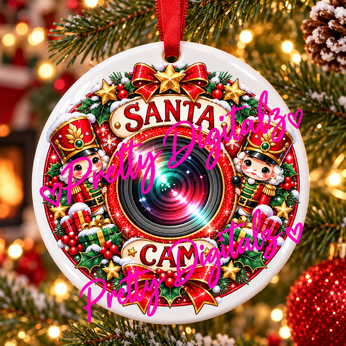 Santa Cam PNG Bundle | 10 Whimsical Christmas Camera Designs | Sublimation PNG Digital Download