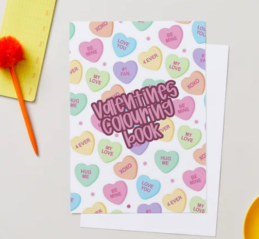 Valentines colouring book pdf