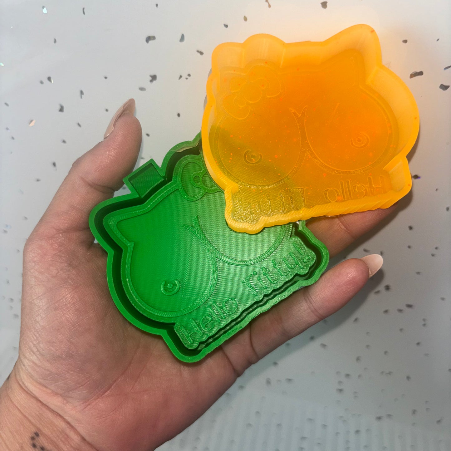 Hello Tits Wax Melt Topper Mould – Silicone Wax Melt Mould