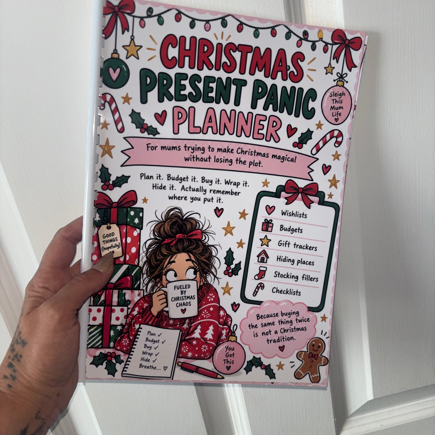 Chaotic Mum Christmas Present Panic Planner | 20 Page A4 Printable PDF Digital Download