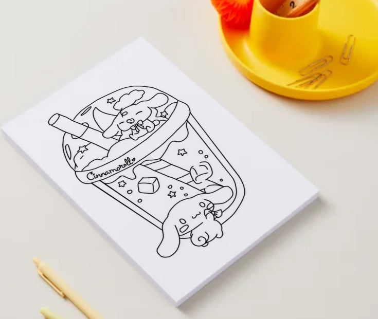 Cinnamoroll colouring book digital