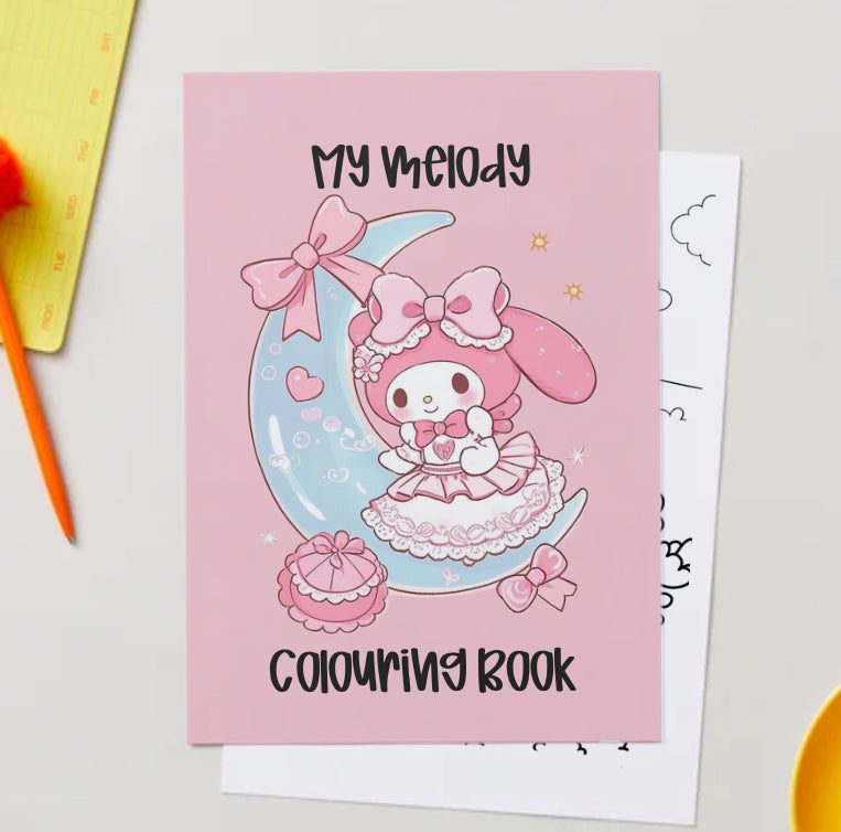 My melody pdf colouring book