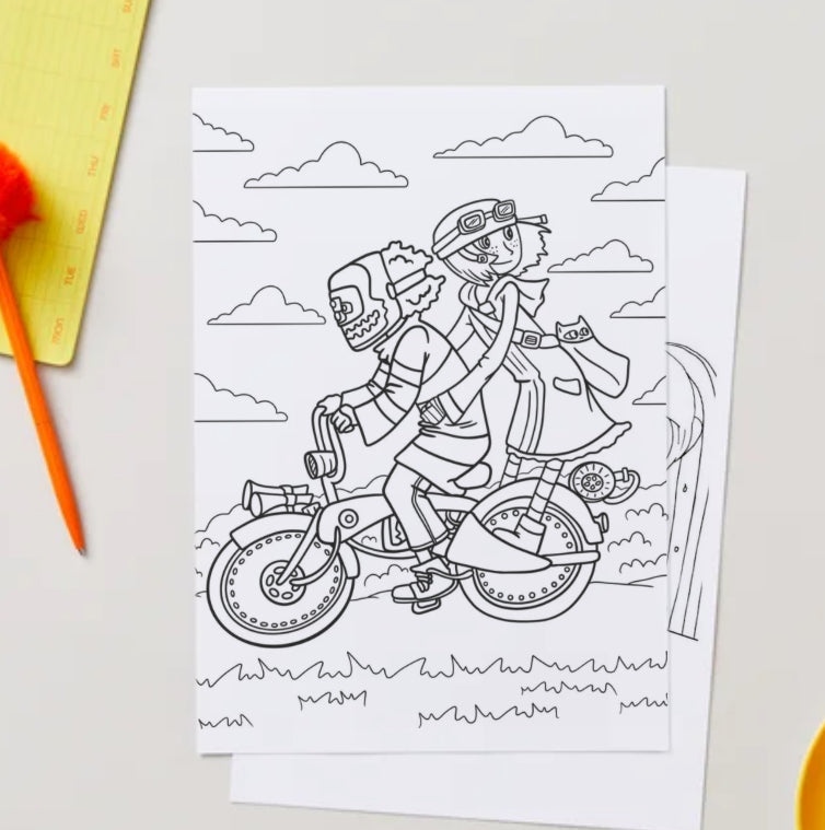 Coraline colouring book