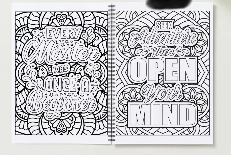 Adults positive affirmation cal colouring book pdf