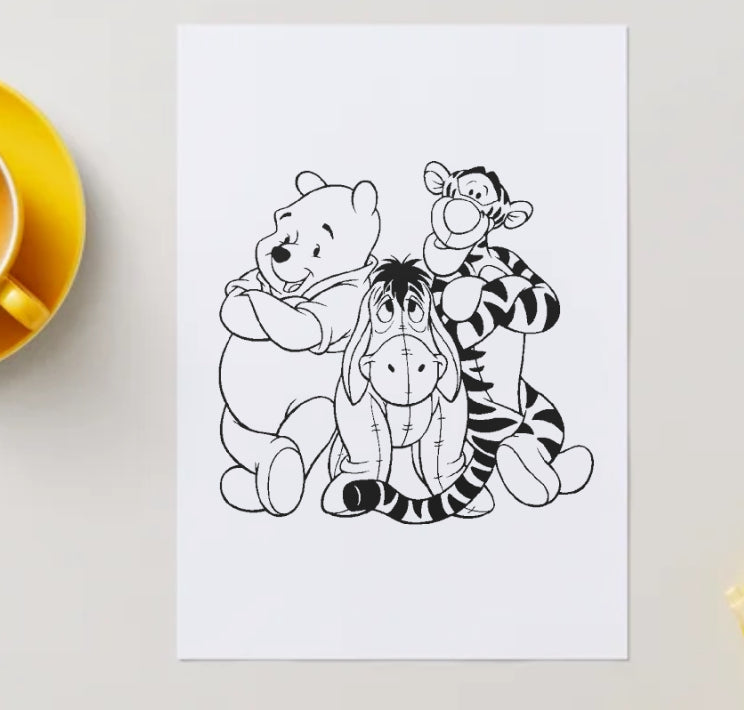 Winnie colouring book pdf