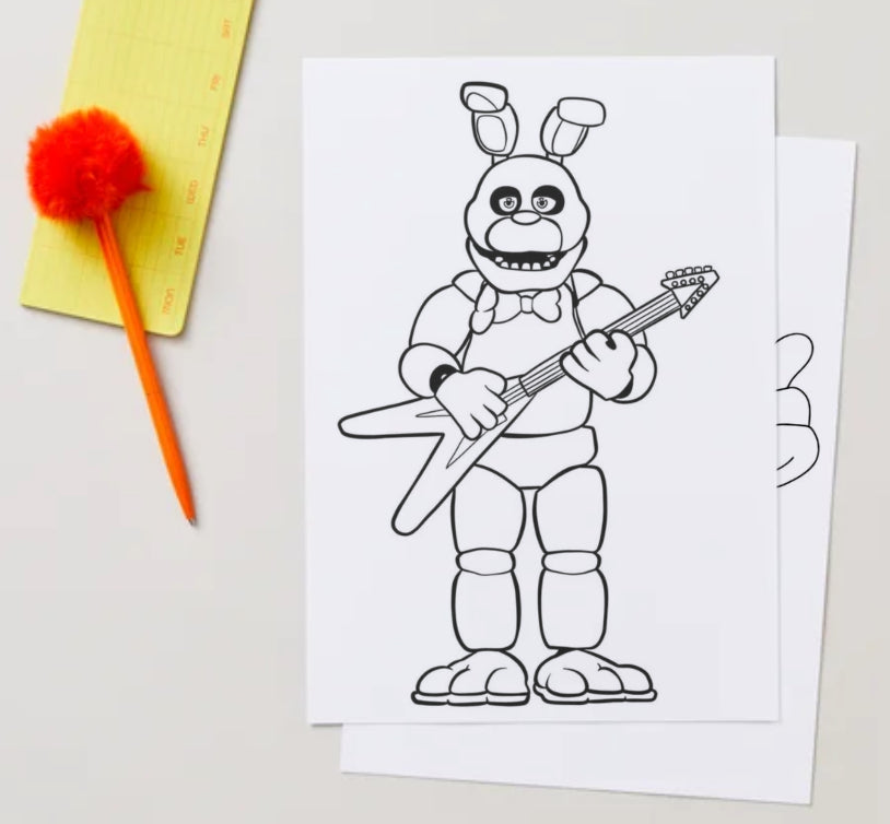 Fnaf colouring book