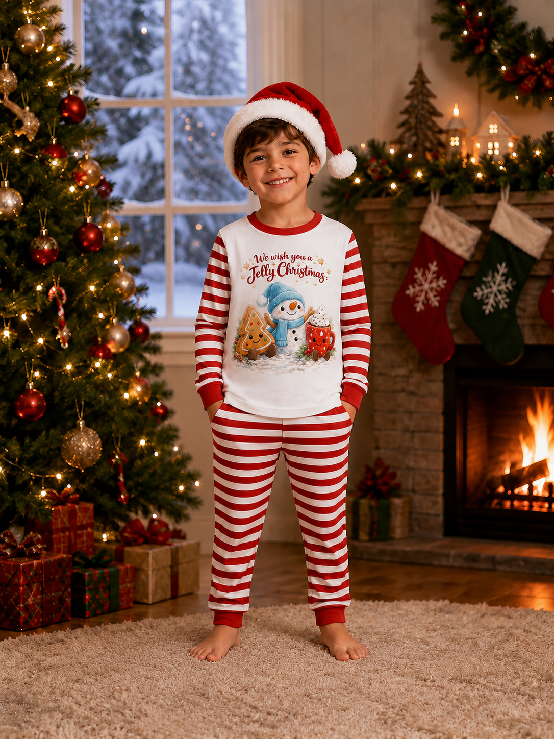 Christmas Jelly PJs | Kids Christmas Pyjamas | Matching Festive Sleepwear | 0-3 Months to 12-13 Years 🎄