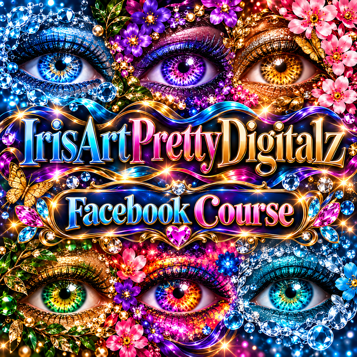 Iris Art Facebook Course | Private Group Access | Learn to Create Iris Artwork
