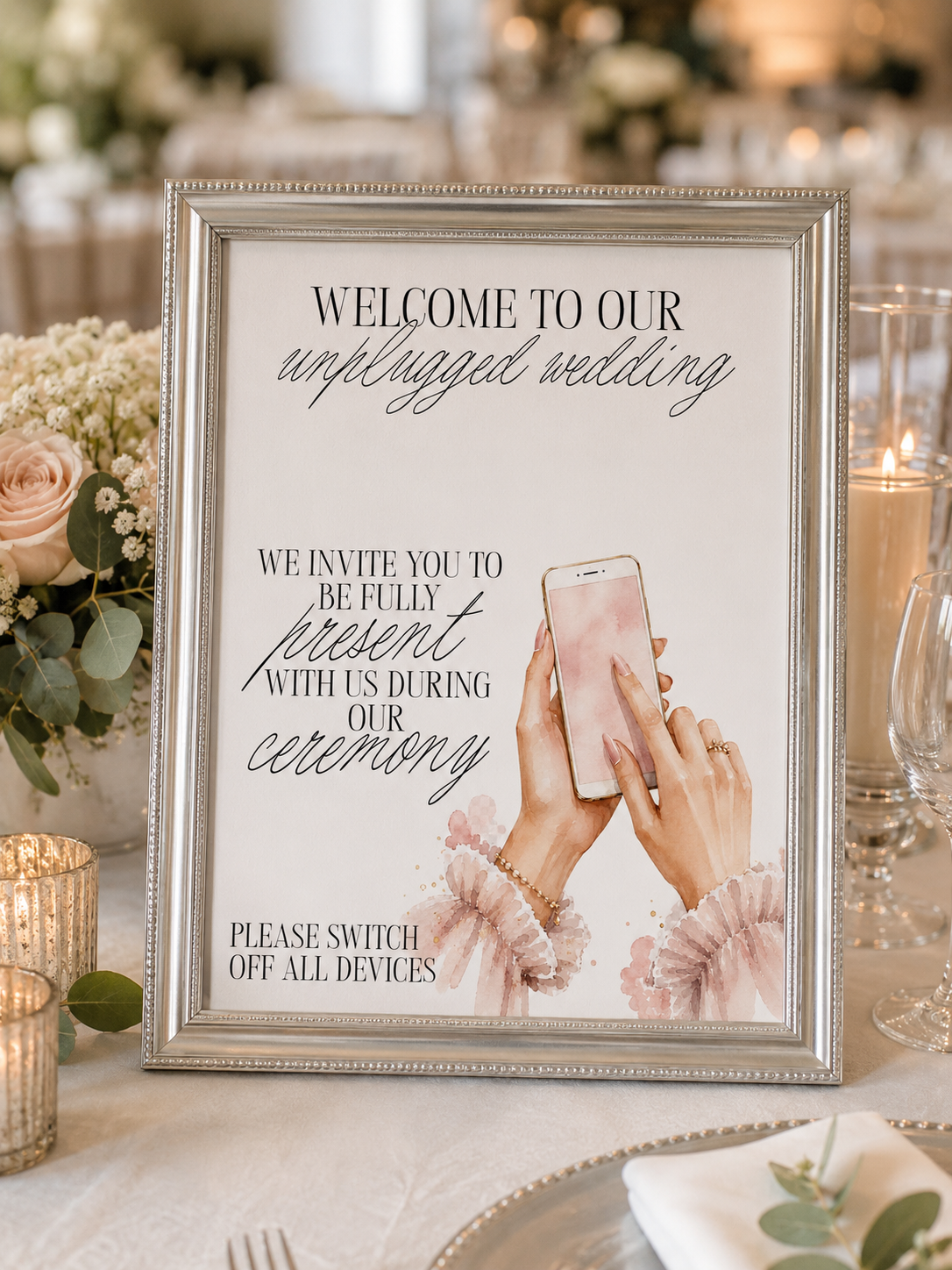 Pay What You Can Afford Wedding Signs | A4 & A3 Personalised Wedding Prints | Unplugged Ceremony Sign | Pick a Seat Not a Side | Welcome Wedding Sign | Wedding Reception Decor