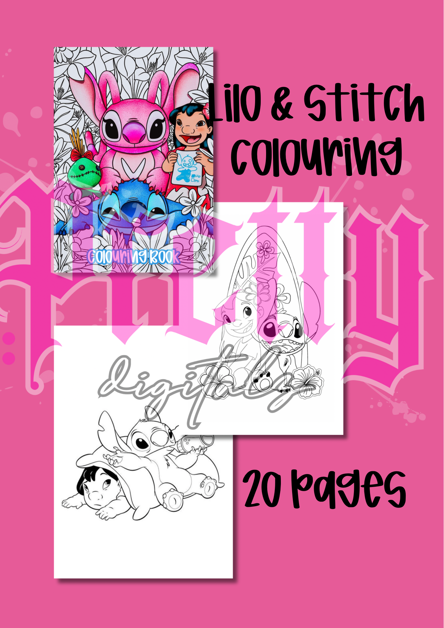 Lilo colouring book