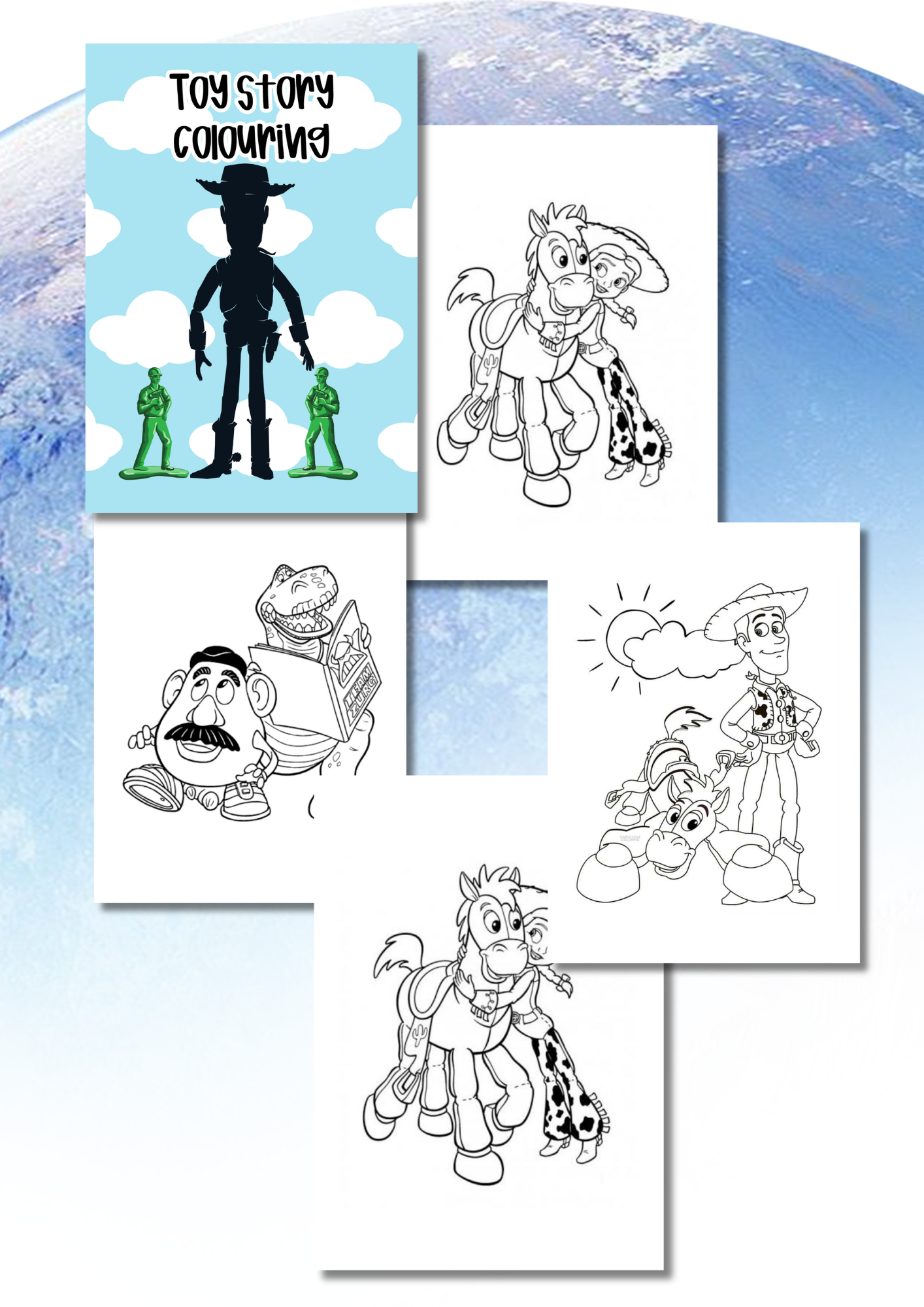 Toy Story colouring