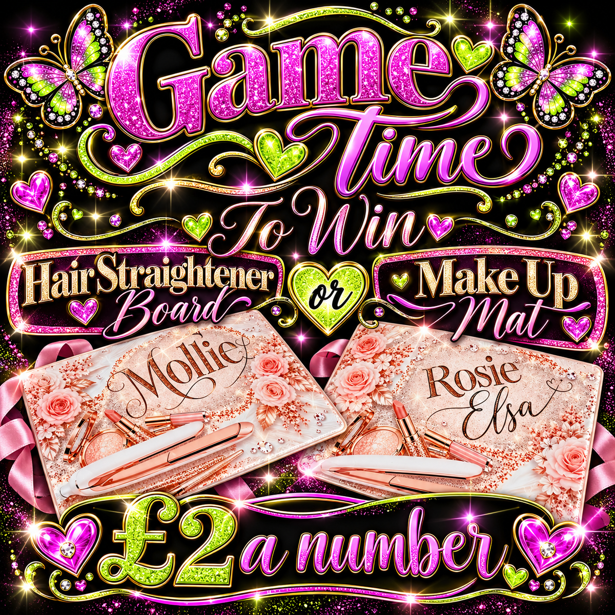 Make up/straightener may waffle