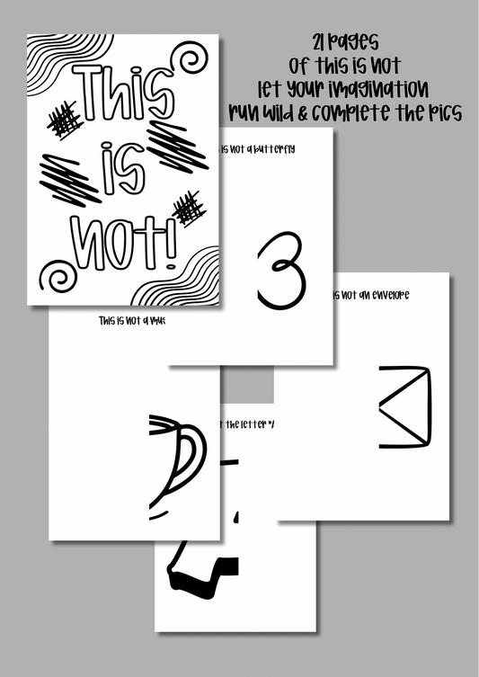 This is not colouring book alternative pdf digital download