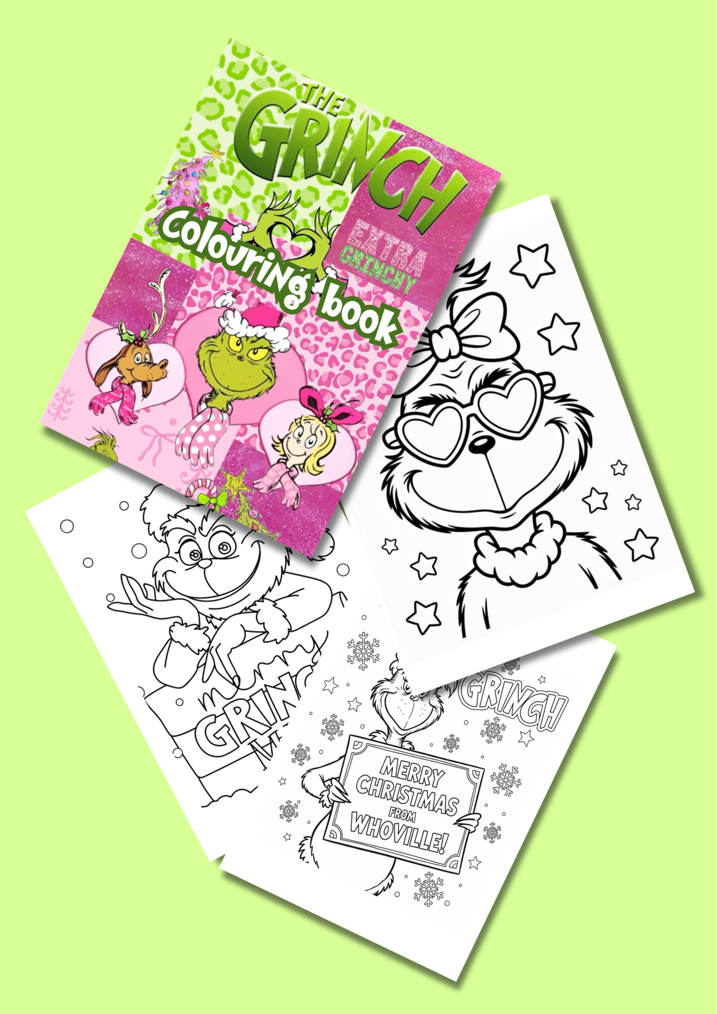 Gr!nch colouring book
