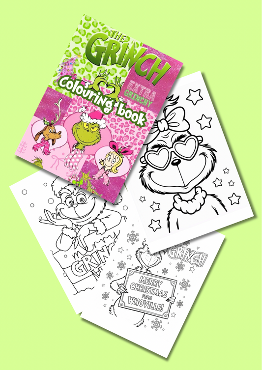 Gr!nch colouring book