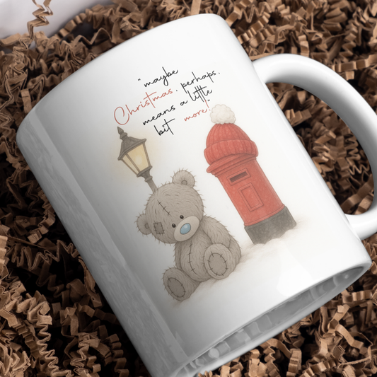 Teddy Christmas design - wording png digital download