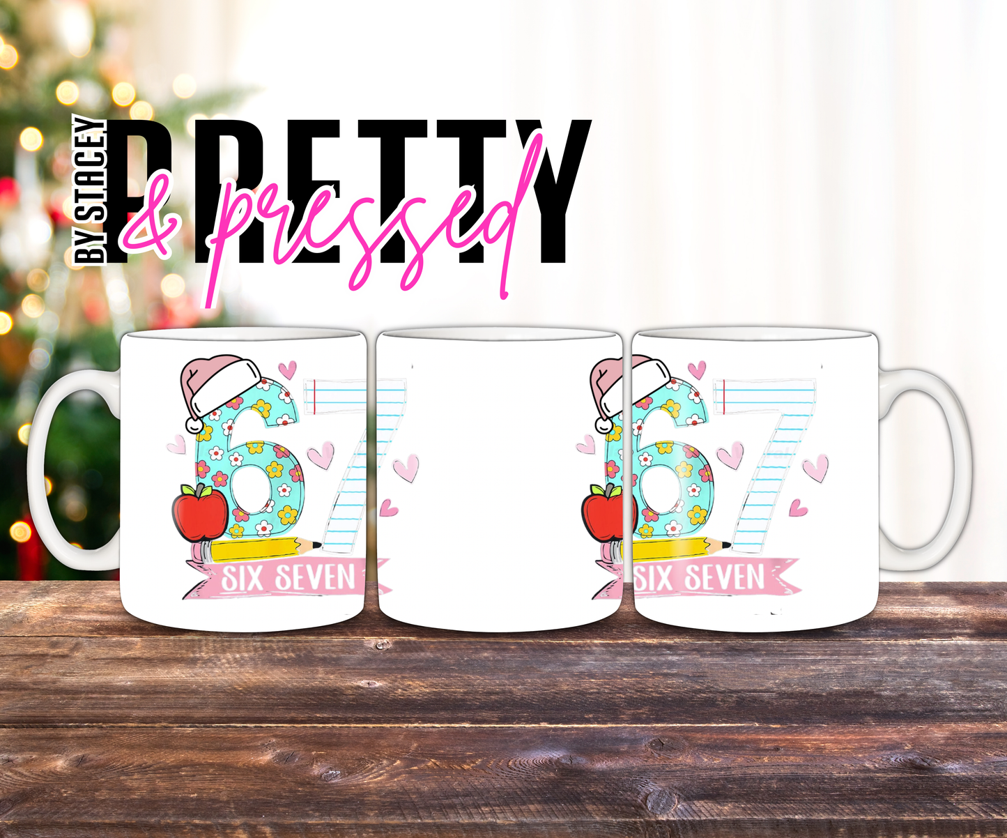 Christmas teacher 67 mug design