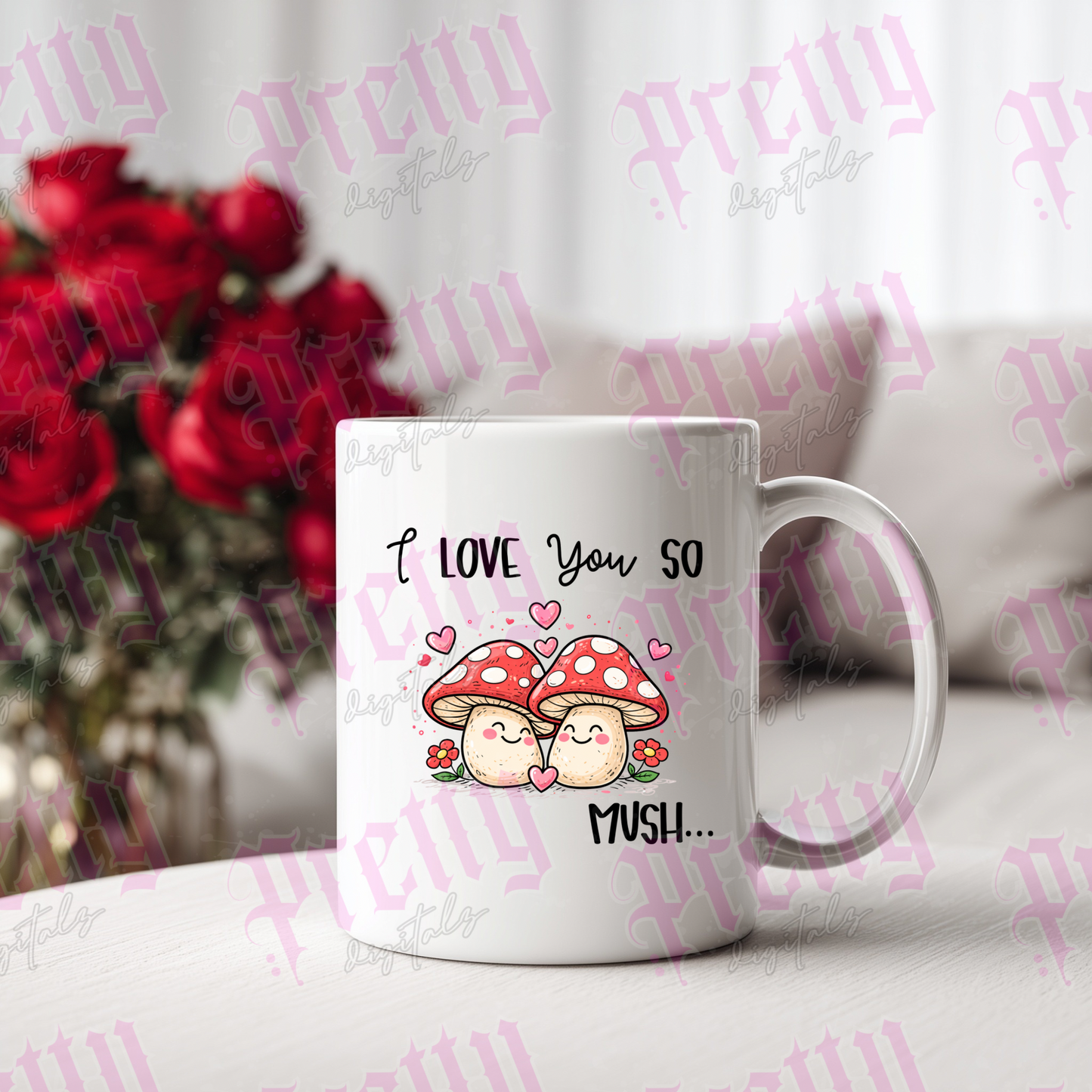 Valentine doodles png digital download
