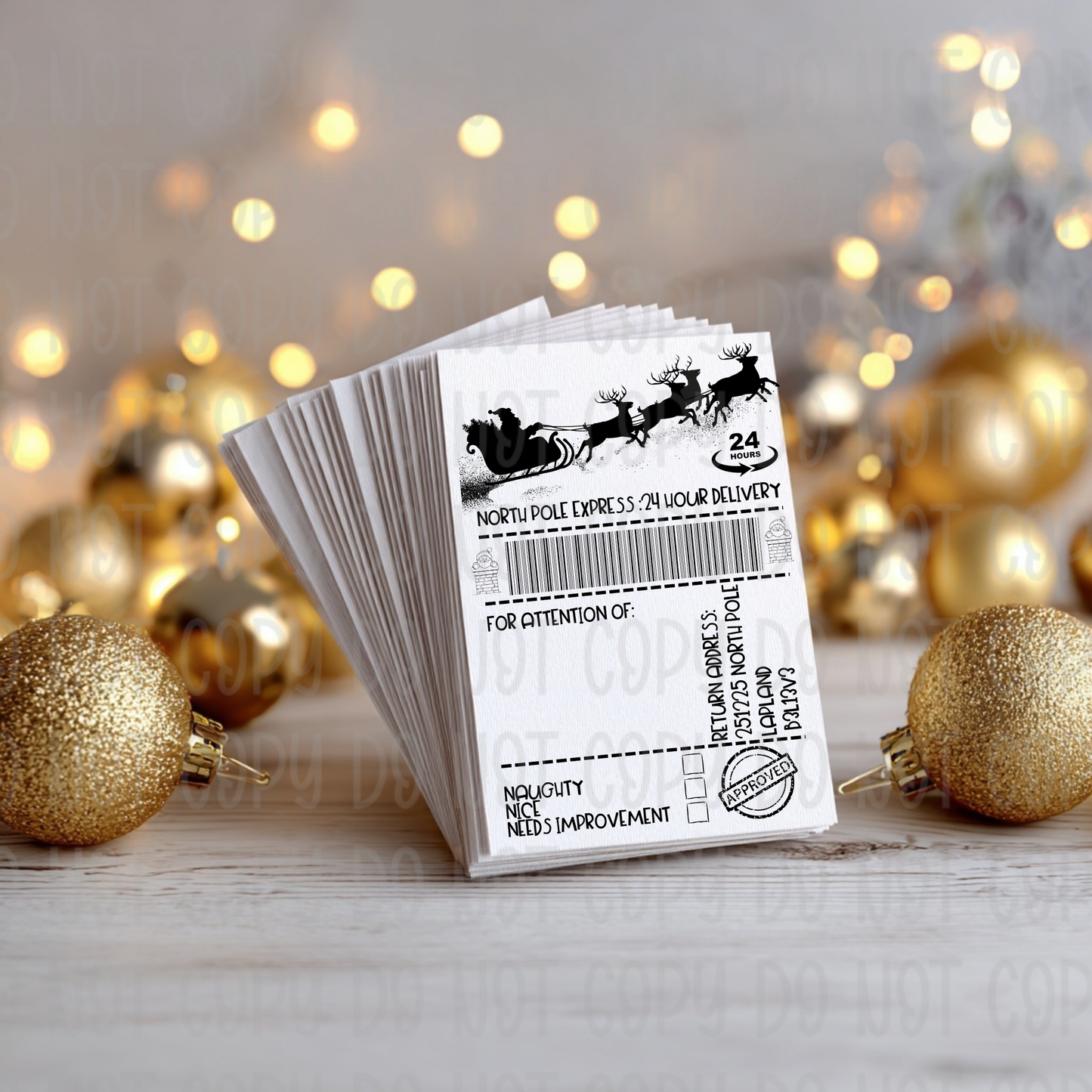 3 Santa Christmas Label Designs | PNG Digital Download | Free Files Included | Instant Download